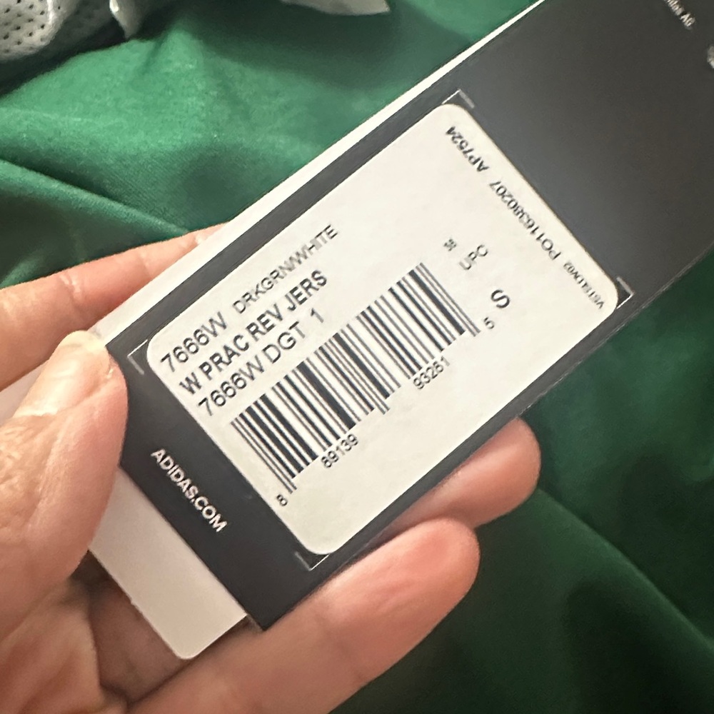 Adidas Forest Green Tank Top with White Accents - Picture 3 of 3